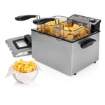 Friteuse 5 L - Habillage en acier Princess