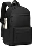 SAKUTANE Black Backpack 21Litre Waterproof School Bag 15.6 inch Laptop Rucksack