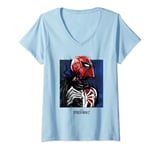 Marvel Spider-Man 2 Gamerverse Symbiote Parker T-Shirt avec Col en V