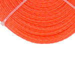 Ligne de coupe-bordure en Nylon, 2.4mm, 120m, accessoires de tondeuse &agrave; gazon pour Husqvarna Orange