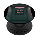 Costume amusant « We are Trapped Speech » PopSockets PopGrip Adhésif