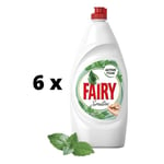 Astianpesuaine FAIRY Sensitive Tea Tree & Mint, 900 ml x 6 kpl paketti