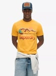 Superdry Great Outdoors Graphic T-Shirt, Mustard Yellow Marl