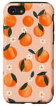 Coque pour iPhone SE (2020) / 7 / 8 Orange Blossom Floral Fruit Pattern Tropical Citrus Garden