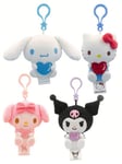 1kpl Aito Sanrio Kuromi Hello Kitty Cinnamoroll My Melody Malli Pehmolelu Avaimenperä Anime Kawaii Sarjakuvahahmo Lelu Kitty Cat Avaimenperä Laukku Matkapuhelin Riipus Lelu Lahjakoristelu Kokoelman tarvikkeet (Jotkut osat voivat olla satunnaisia)-Moniväri