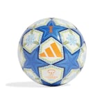 adidas Fotboll Dam Champions League Finale 2024/25 Lisbon Mini - Vit/Orange/Blå, storlek Ball SZ. 1