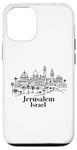 iPhone 12/12 Pro Jerusalem Israel Skyline Jewish Israeli Souvenir Women Men Case