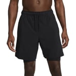 Nike Unlimited 2in1 Shorts 7 tumBlack Mens (XS)