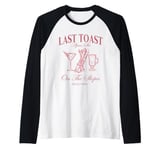 Last Toast On The Slopes Bachelor Skiing Bridal Best Man Raglan Baseball Tee