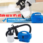 Electric Paint Sprayer HVLP-Handheld Zoom Spray Gun Garden Fence Wall In/Outdoor