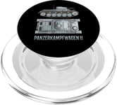 Schémas des chars allemands Panzer II WW2 PopSockets PopGrip pour MagSafe