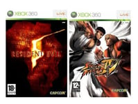 Bipack Resident Evil 5 + Super Street Fighter Iv Xbox 360