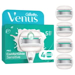 Gillette Venus Venus Comfortglide Sensitive 4 Razor Blade Refills 4 st