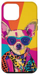 Coque pour iPhone 12 mini Chihuahua Fashion Cute Colorful Pop Art