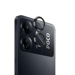 Liilaa Caméra Arrière Protecteur Compatible avec Xiaomi Poco C65 / Redmi 13C 4G, Ultra Résistant HD Verre Trempé, Anti-Rayures 9H Glass Protection D'écran pour Redmi 13 C 4G - Noir