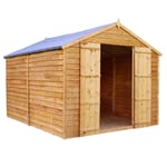 Mercia Wooden 12 x 8ft Overlap Windowless Shed