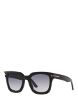 TOM FORD TR0018 Women's Square Sunglasses, Black