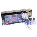 Nice Group - Monster High Nail Kit, Pack de 3 vernis à ongles et autocollants