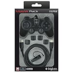 pack manette ps3 oreillette bluetooth cable hdmi triggers