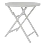 Brafab Wilkie cafébord aluminium light grey Ø72 cm