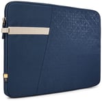 Case Logic Unisex Ibira 13.3" Laptop Sleeve Laptop Sleeve, dress blue, standard size, Modern