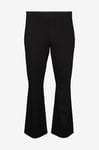 Vero Moda Curve - Byxor vmcAugusta HR Wide Pant Cur - Svart