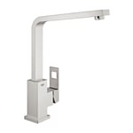 Grohe Eurocube Mitigeur monocommande d'évier avec bec pivotant, Inox Brossé (G-31255dc0)