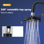 square Spa Removable Bathroom Shower Head High Pressure Sprinkler Showerheads