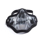 Strike Systems® - Mesh Mask Lower Half, Skull