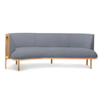 Carl Hansen - RF1903 Sideways Sofa Left Oljad Ek/Fiord 751 - Sofaer - Rikke Frost - Grå