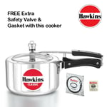 3 Litre Wide Hawkins Classic Aluminium Pressure Cooker -Stovetop Pressure Cooker