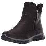 Skechers Synergy Bottes Classiques Femme Noir (Black Micro Leather/faux Sherpa Bbk) 38 EU