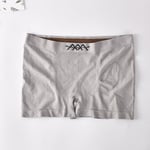 5d Fågelbo 3a Magiska Magnetiska Underkläder Svett Absorberande Andas Midja Boxer Shorts Hög Elasticitet Herrmjuk Och Bekväm Boxer Shorts Nakna Varor-Ljusgrå-En Storlek