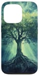 iPhone 13 Pro Fantasy Yggdrasil Tree Life Nature Spirituality Case