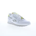 Reebok Classic Leather Womens White Leather Lifestyle Trainers Shoes