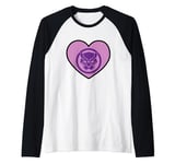 Marvel Black Panther Avengers Heart Love Valentine’s Day Manche Raglan