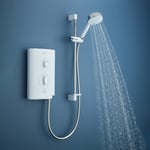 Mira Sport Thermostatic Electric Shower - 9.0kW White & Chrome 1.1746.831