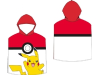 Pokemon Poncho badhandduk med huva - 100 % bomull