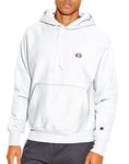 Champion LIFE Men's Reverse Weave Pullover Hoodie, White, M