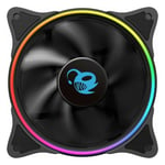 Lådfläkt CoolBox DEEP Iris Ø 12 cm 1100 rpm RGB Ø 12 cm