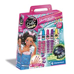 Clementoni 18113 Crazy Chic-Fluo Nail for Children from 6 Years