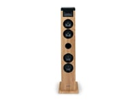 Thomson Sound Tower 60W Cd Usb Sd Radio Aux Mando Wood/Black Ds122cd