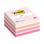 Post-it Note Cube 76x76mm 450 Sheets Pastel Pink 2028P - 7100172384