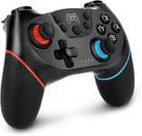 Manette Pour Switch Manette Sans Fil Pour Switch/Switch Lite/Switch Oled/Pc Bluetooth Controller Pro Switch Compatible Avec Tous Les Jeux Switch