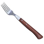 Arcos Couteaux de Table - Fourchette à Steak - Acier Inoxydable 18/10 et 200 mm - Manche Bois Comprimé Couleur Brun