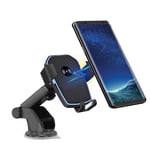 UK Wireless Fast Car Charger Phone Mount Holder For Apple iPhone 15 ProMax 14 13