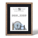 sur Mesure Frames-Vienna Doré, Style Shabby Chic Vintage Ornate Cadres Taille 50 x 40 cm pour 40 x 30 cm avec Contour Noir