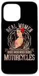 Coque pour iPhone 13 Pro Max Sexy Real Chick Ride Moto Femme Biker Babe Pin Up