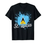 St. Lucia Flag Pride Caribbean Saint Lucia T-Shirt