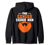 The Ginger Beard Man Facial Hair Bearded Beard Lover Zip Hoodie